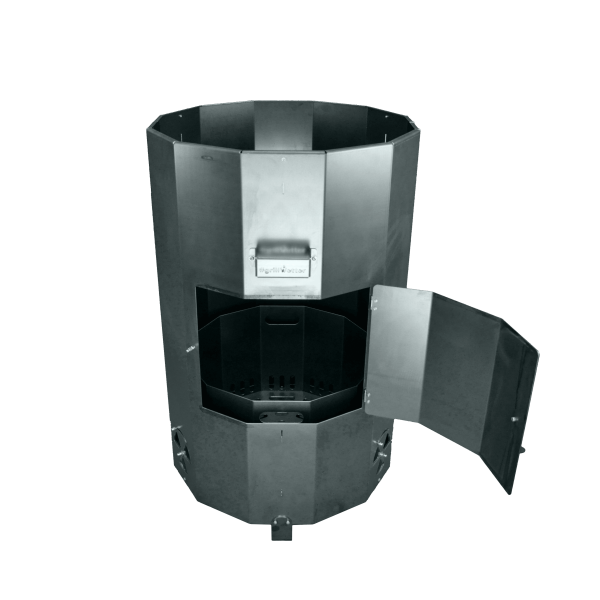 #grillWetter Feuertonne Deluxe Corten